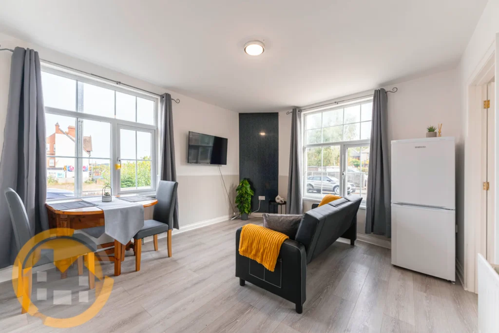 Living room at Avon Street Rugby